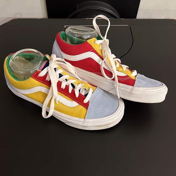 Color Block Old School Vans - Picture 3 of 7